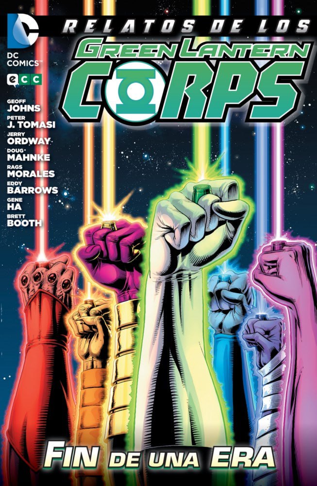 Portada ampliada de RELATOS DE LOS GREEN LANTERN CORPS FIN DE UNA ERA