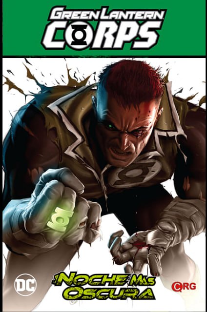 Portada ampliada de Green Lantern Corps: Noche Más Oscura