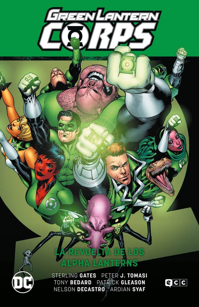 Portada ampliada de Green Lantern Corps