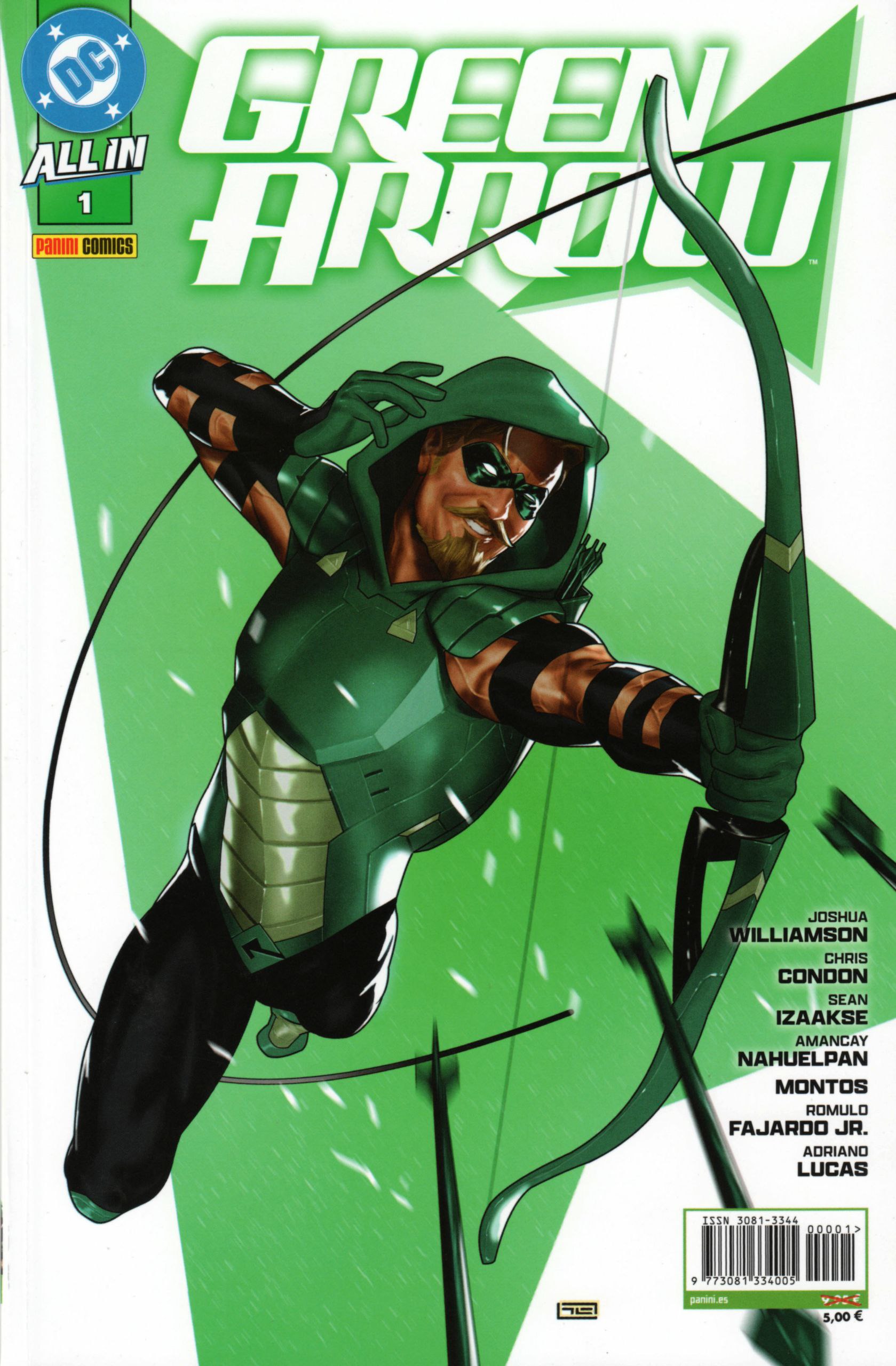 Portada ampliada de Green Arrow