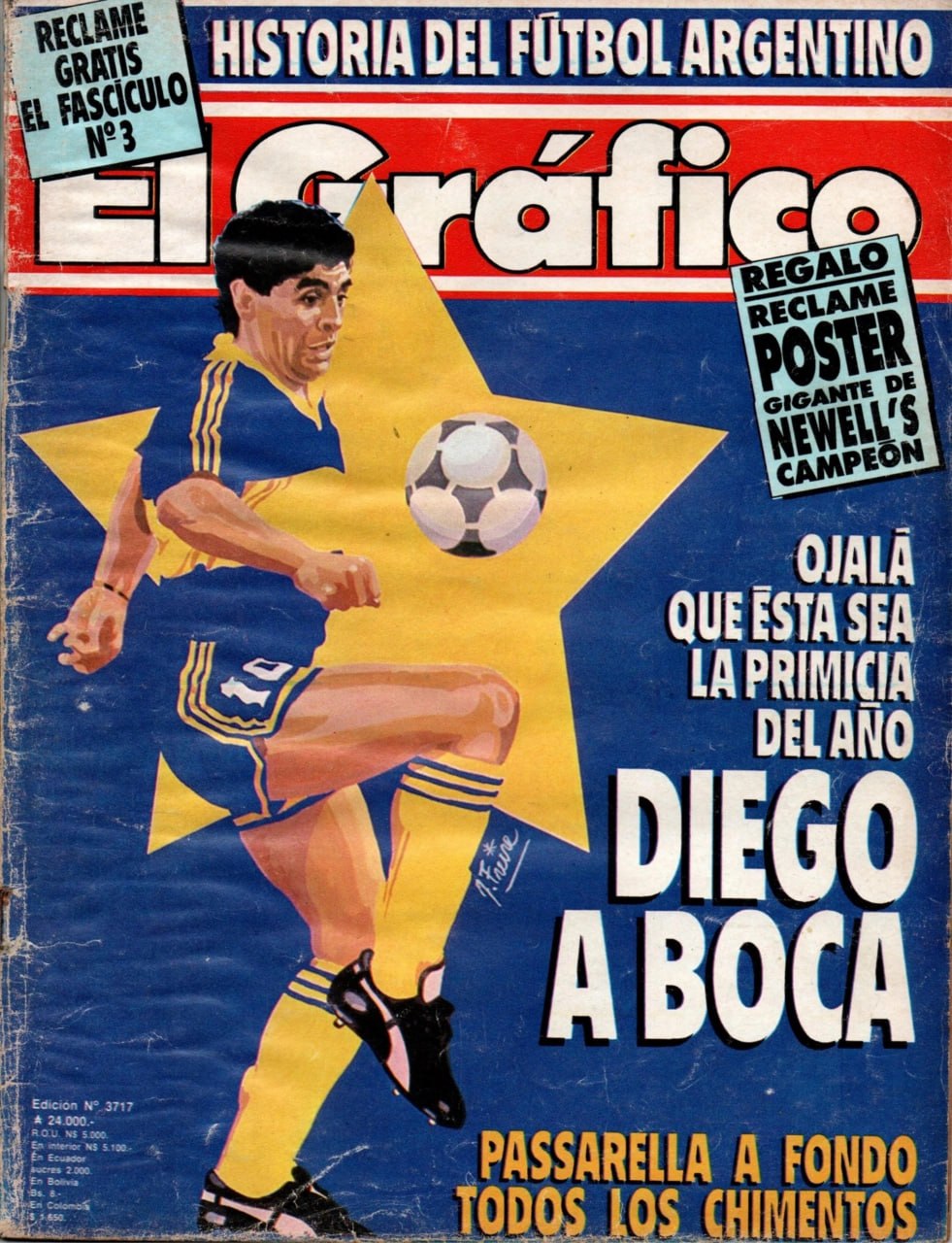 Portada ampliada de El Grafico