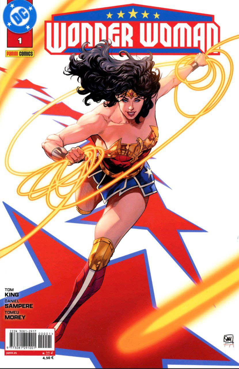 Portada ampliada de Wonder Woman