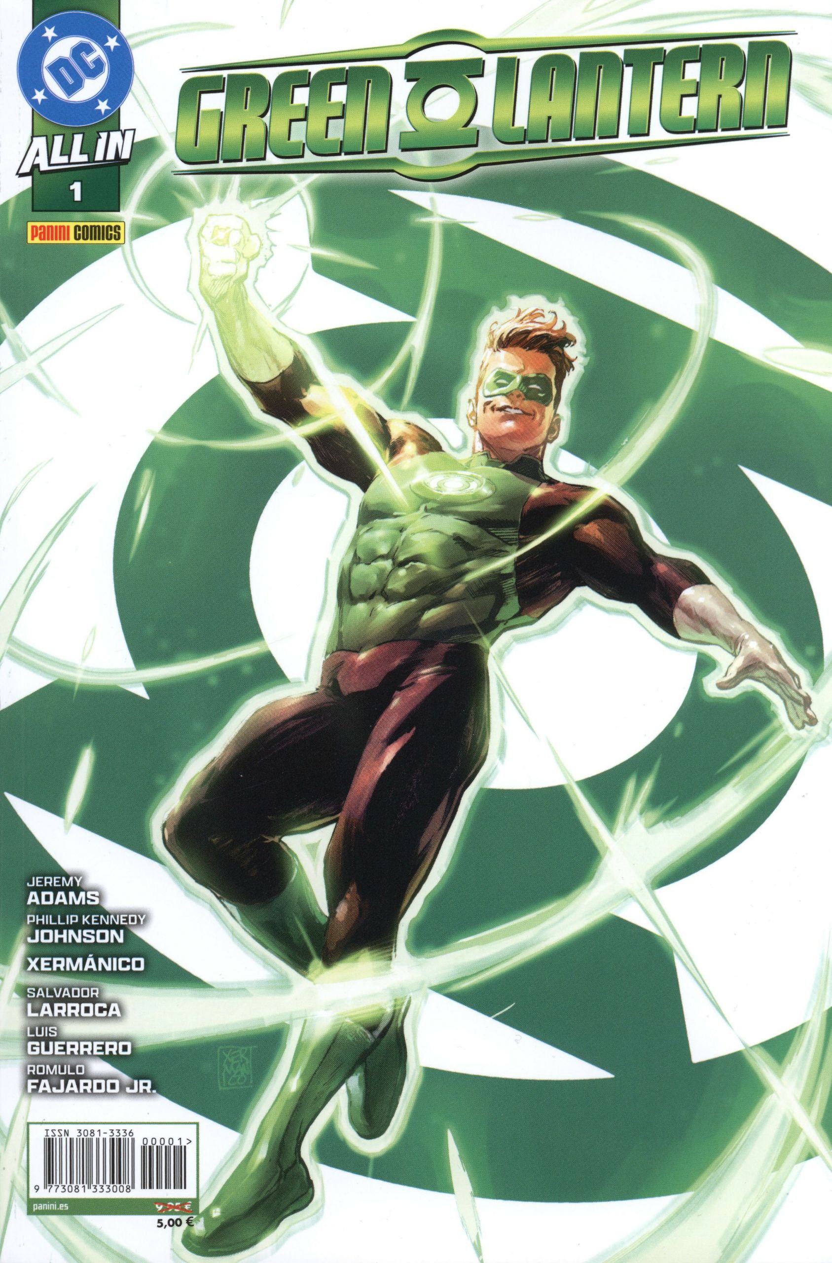 Portada ampliada de Green Lantern