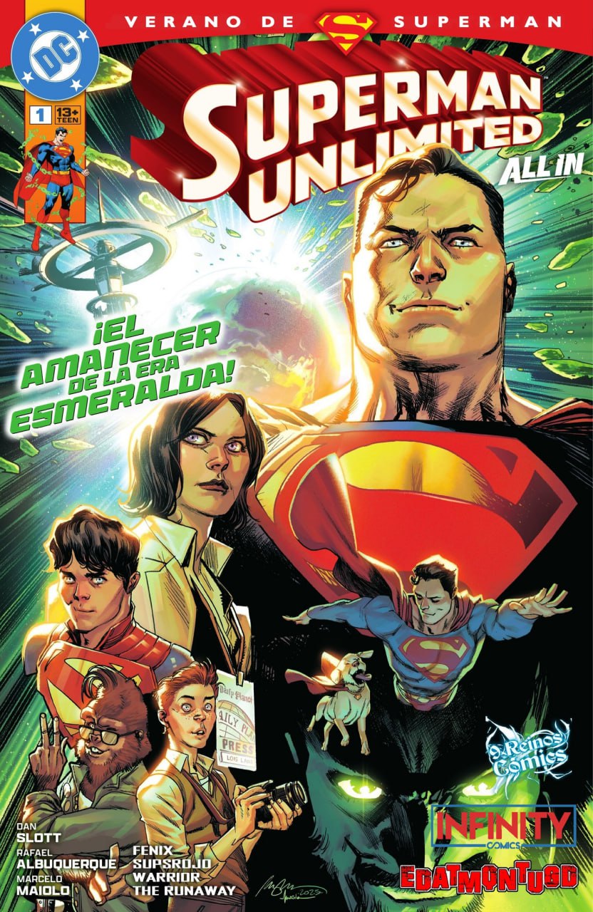 Portada ampliada de SUPERMAN UNLIMITED ALL IN