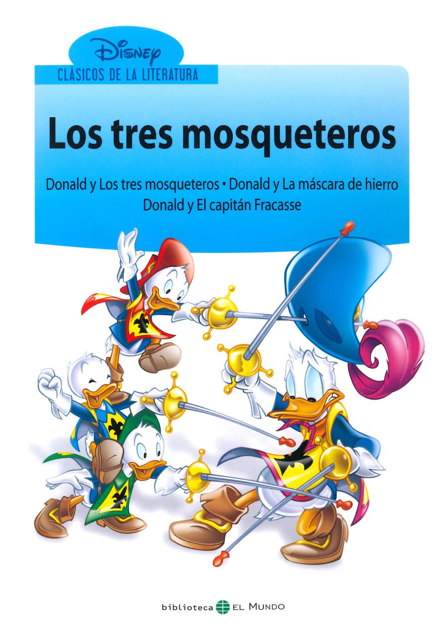 Portada ampliada de Los tres mosqueteros