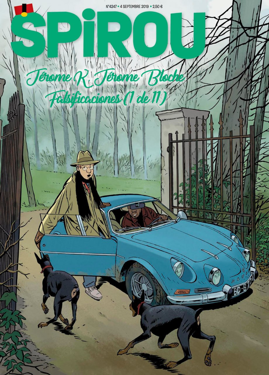 Portada ampliada de Spirou