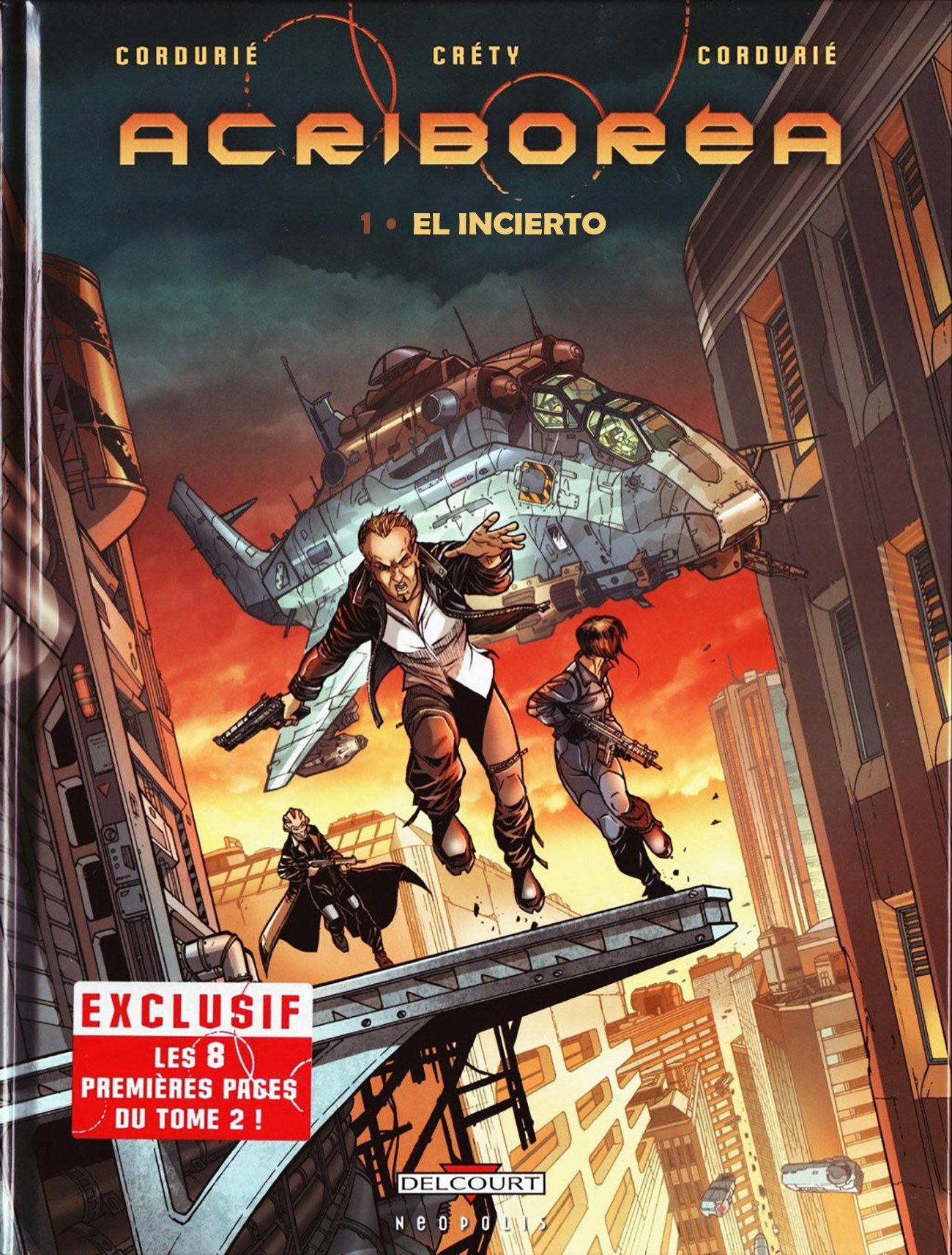 Portada ampliada de ACRIBOREA 1 - EL INCIERTO
