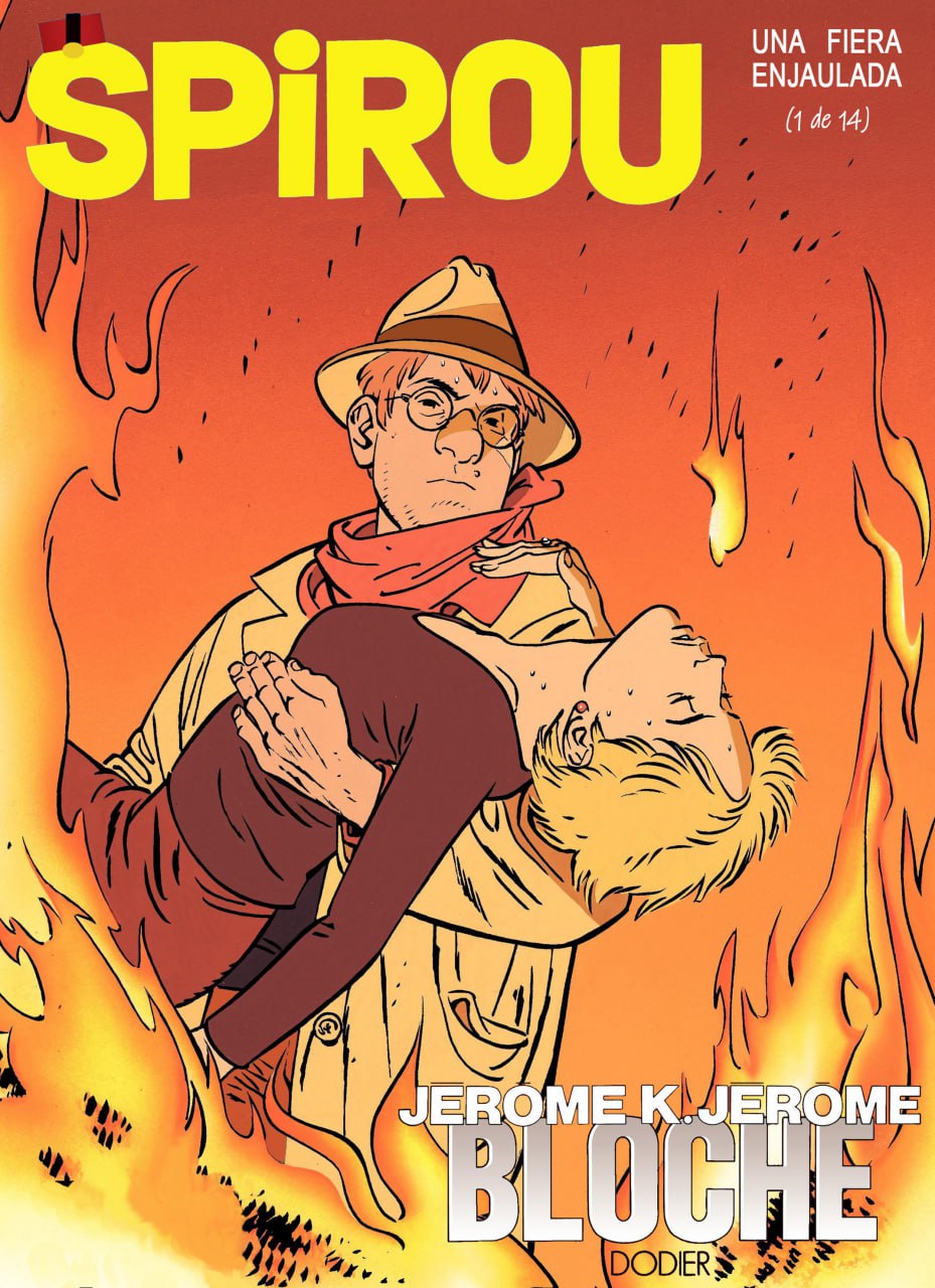 Portada ampliada de SPIROU