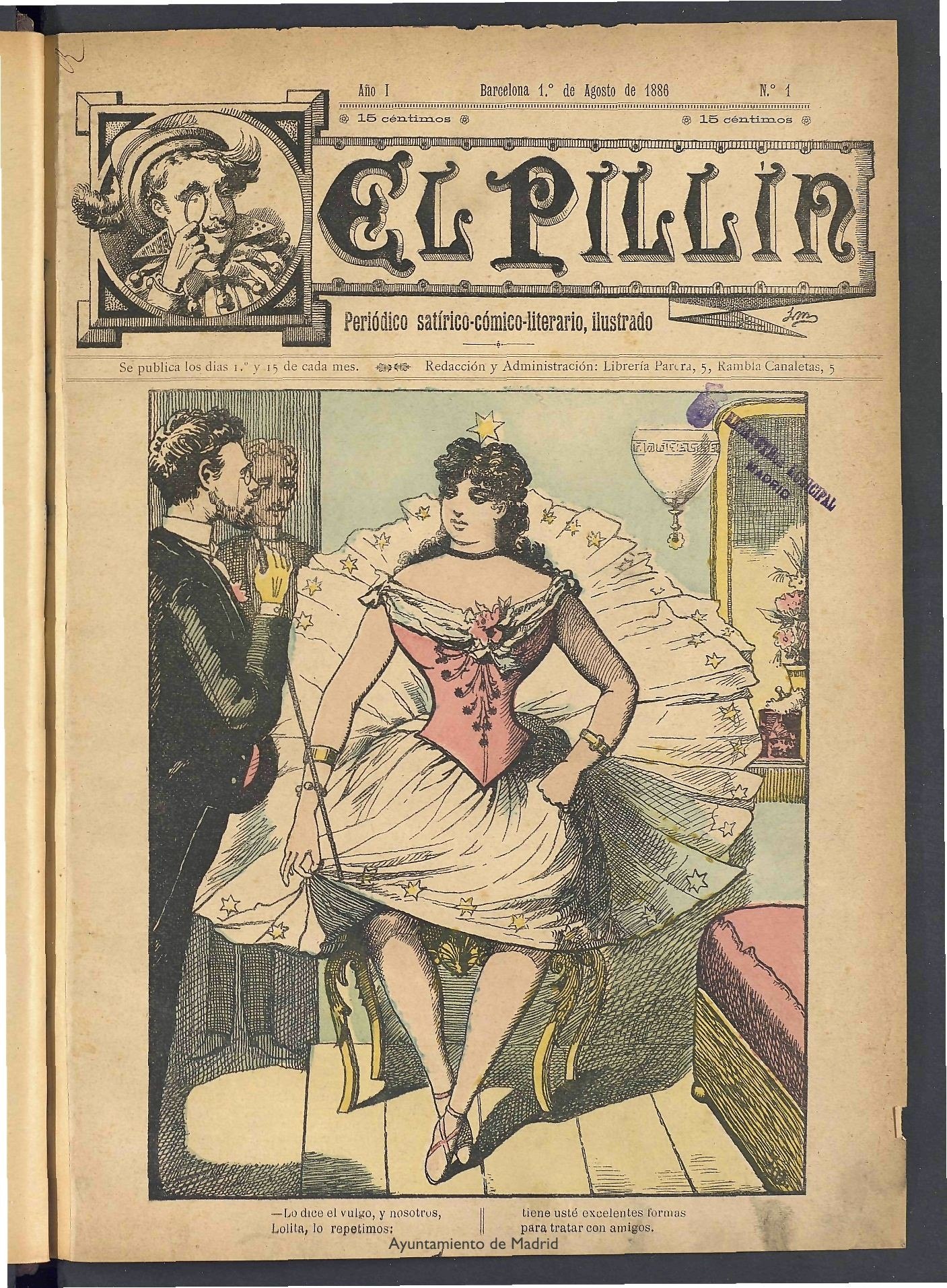 Portada ampliada de El Pillin