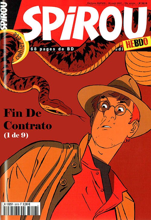 Portada ampliada de SPIROU