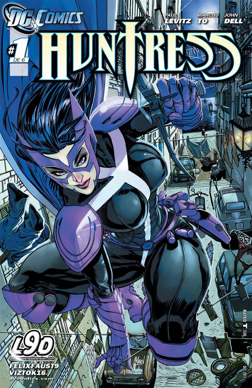 Portada ampliada de HUNTRESS