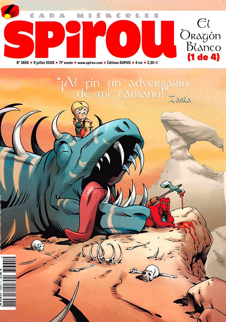 Portada ampliada de Spirou