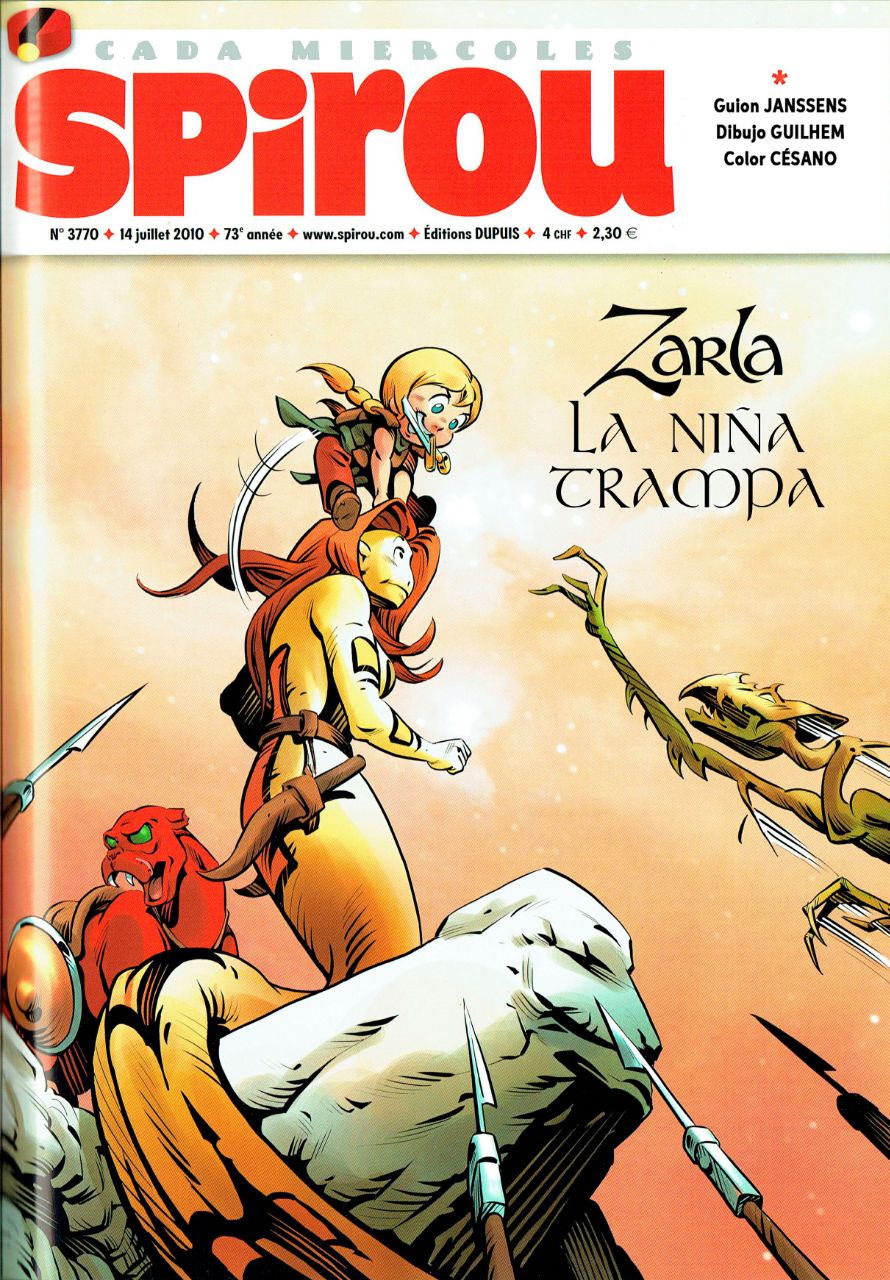Portada ampliada de Spirou