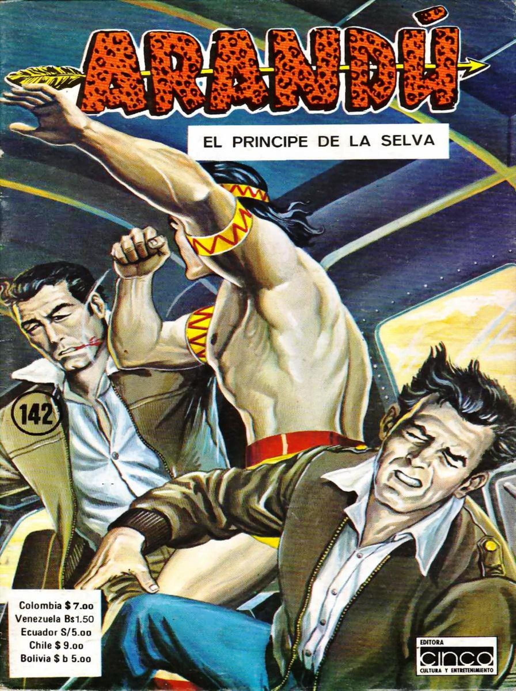 Portada ampliada de ARANDÚ EL PRINCIPE DE LA SELVA