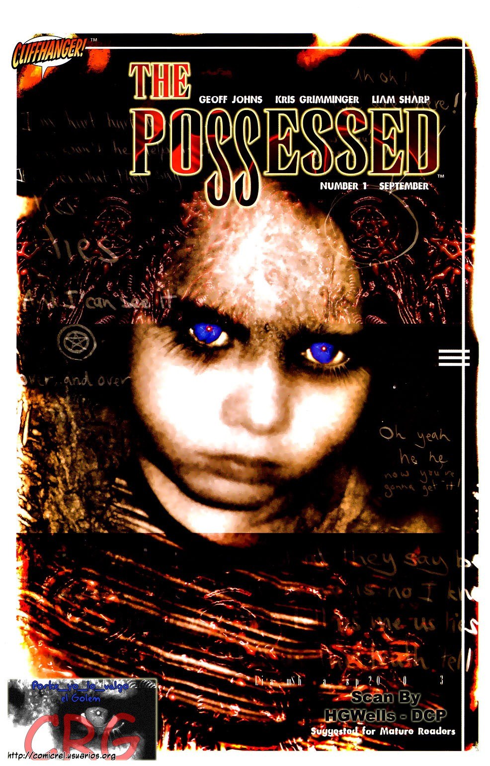 Portada ampliada de THE POSSESSED