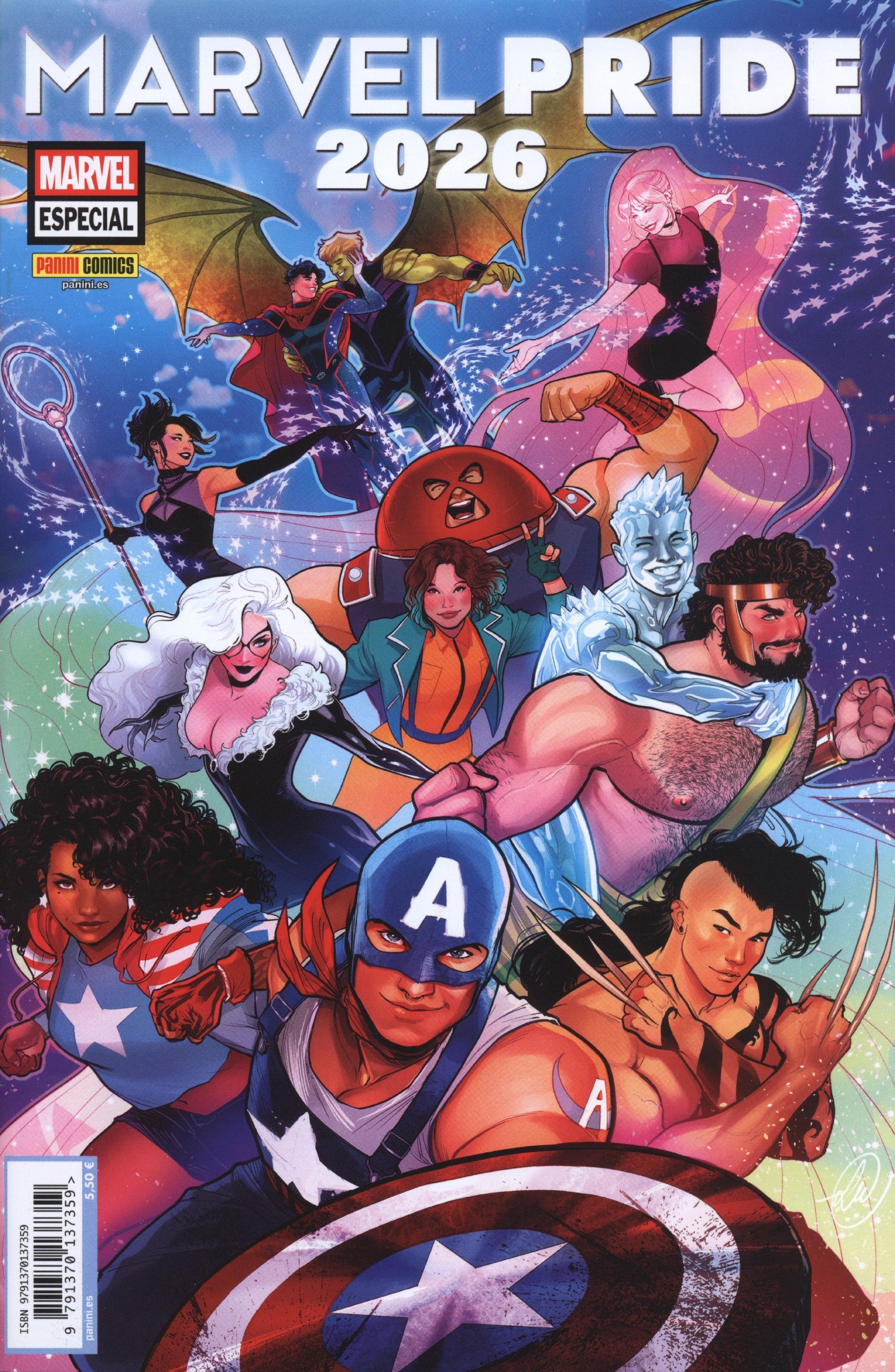 Portada ampliada de MARVEL PRIDE 2026