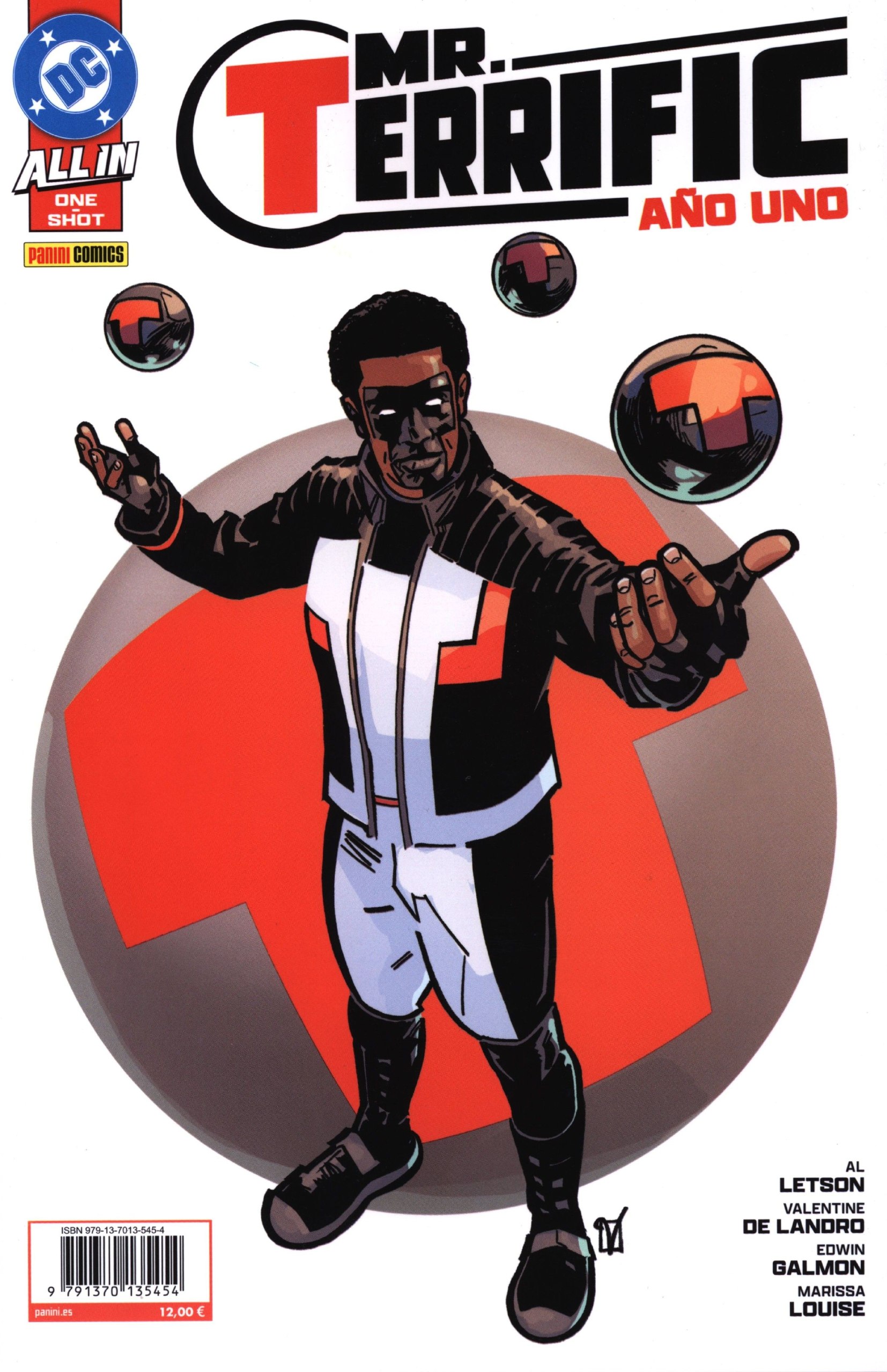 Portada ampliada de Mr. Terrific Año Uno