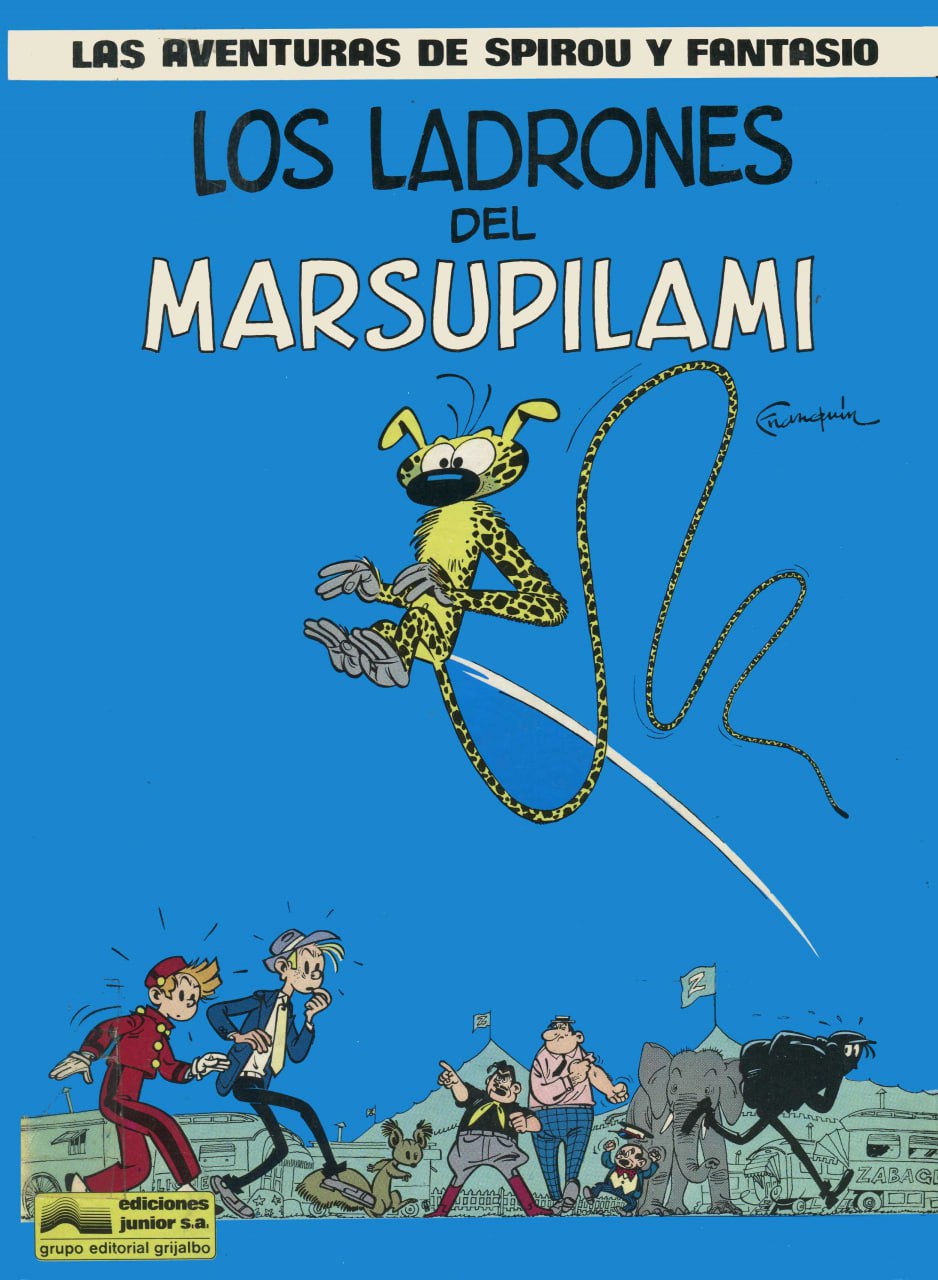 Portada ampliada de LOS LADRONES DEL MARSUPILAMI