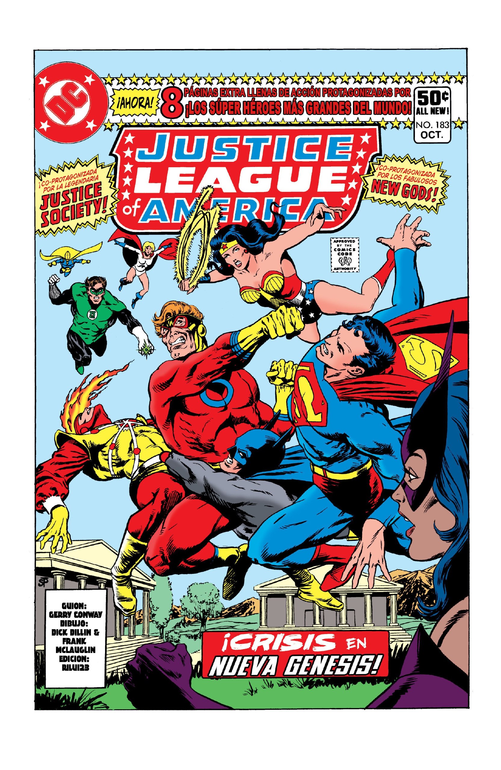 Portada ampliada de JUSTICE LEAGUE OF AMERICA