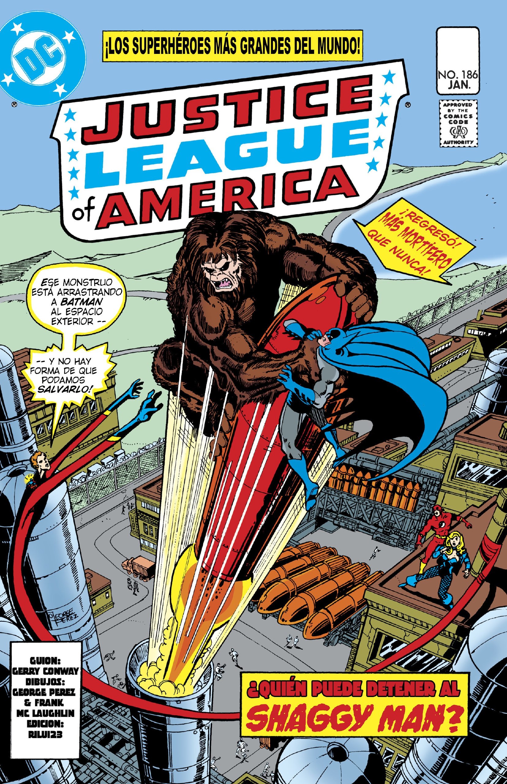 Portada ampliada de Justice League of America
