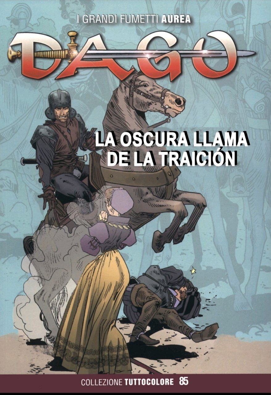 Portada ampliada de DAGO LA OSCURA LLAMA DE LA TRAICIÓN