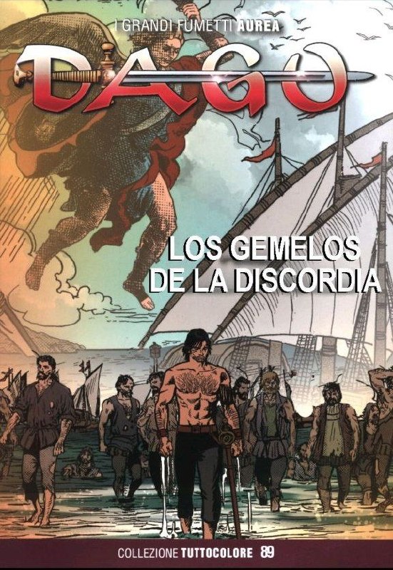Portada ampliada de DAGO LOS GEMELOS DE LA DISCORDIA