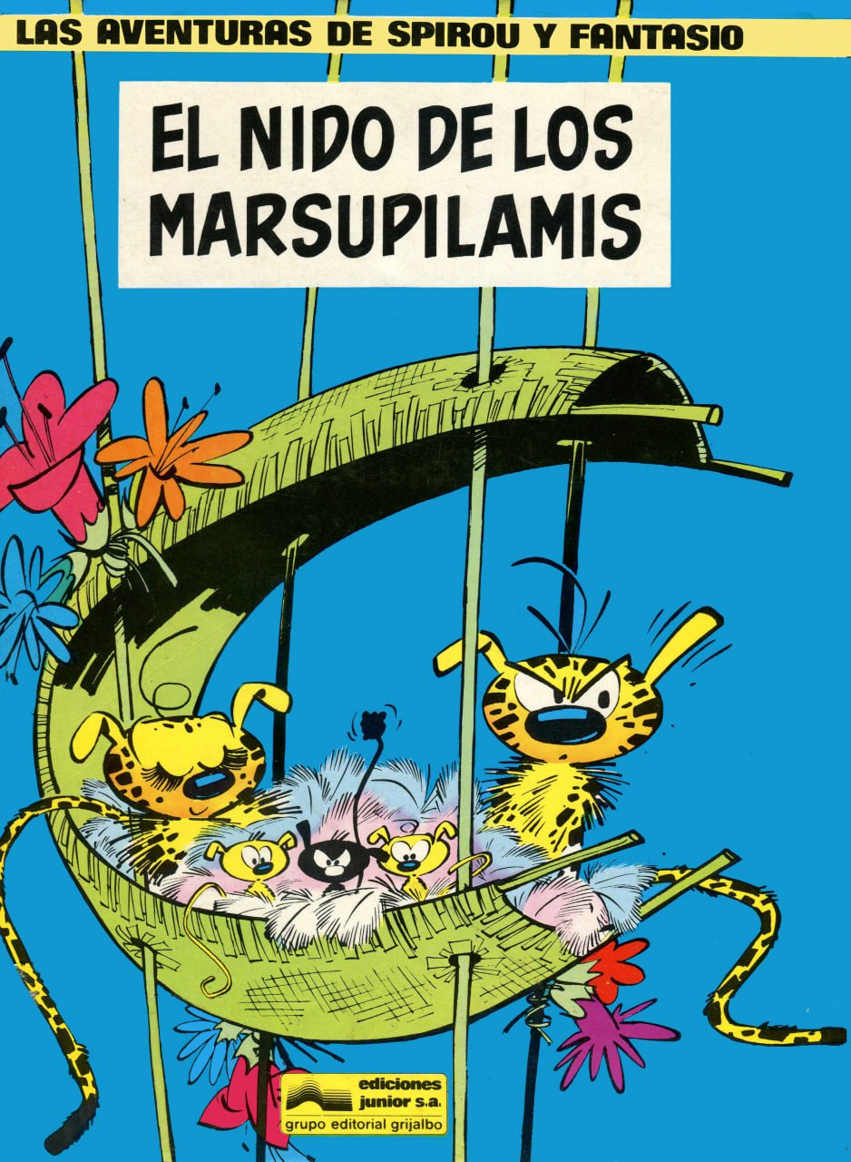 Portada ampliada de EL NIDO DE LOS MARSUPILAMIS