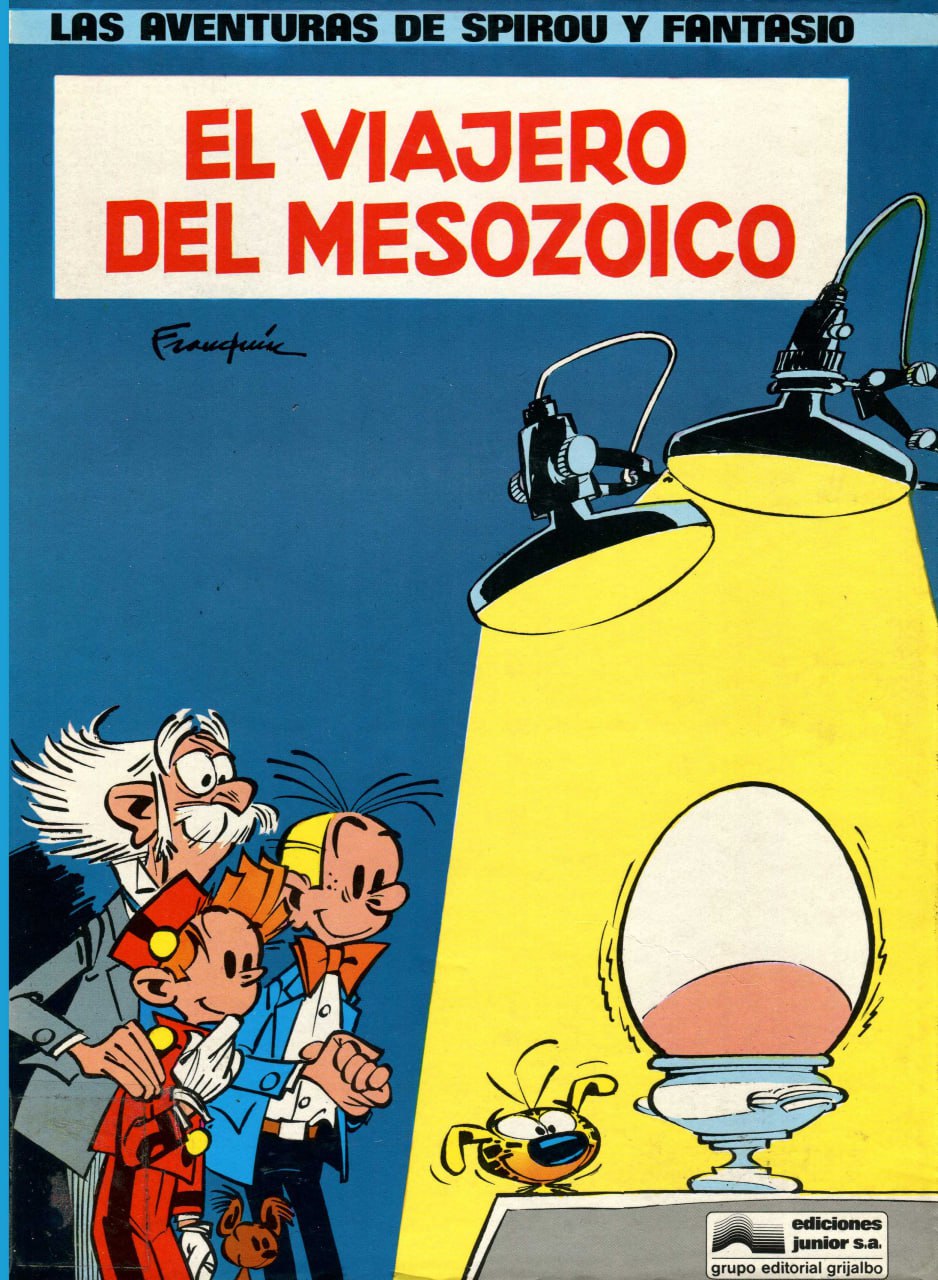 Portada ampliada de EL VIAJERO DEL MESOZOICO