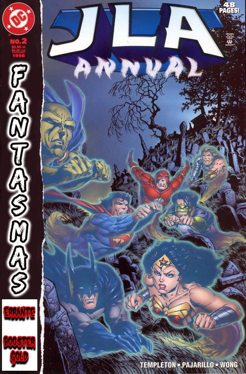 Portada ampliada de JLA ANNUAL