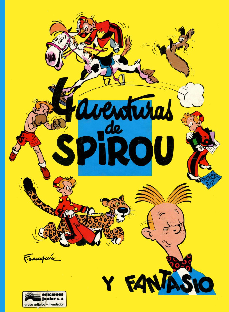 Portada ampliada de Aventuras de Spirou y Fantasio