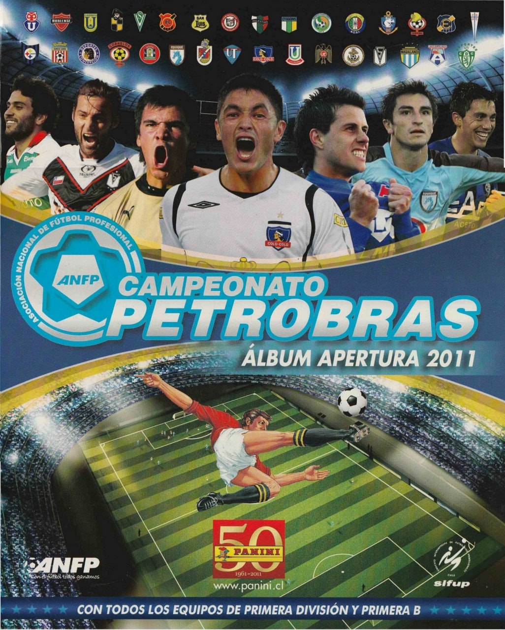 Portada ampliada de Album futbol Chile