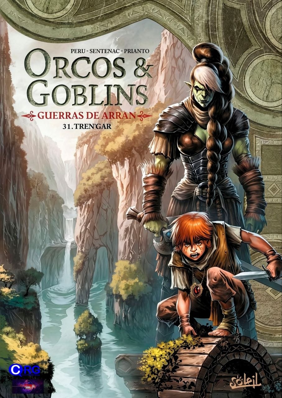 Portada ampliada de Orcos & Goblins