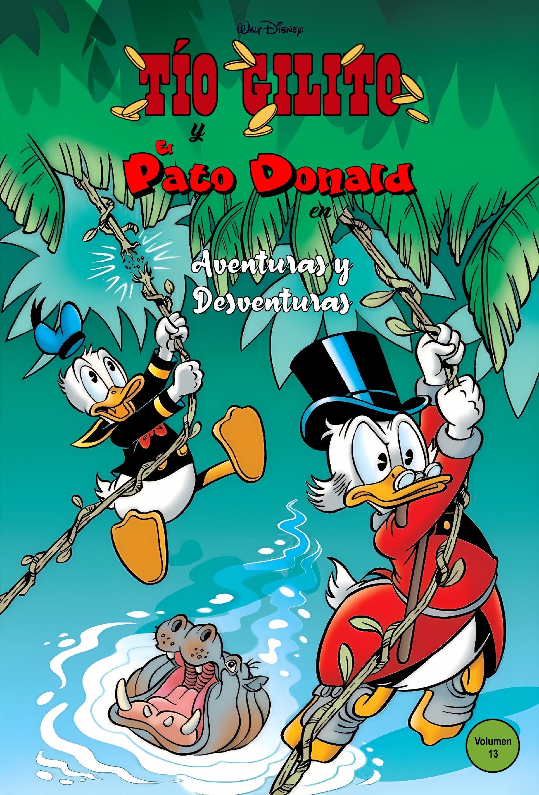 Portada ampliada de Tío Gilito y Pato Donald