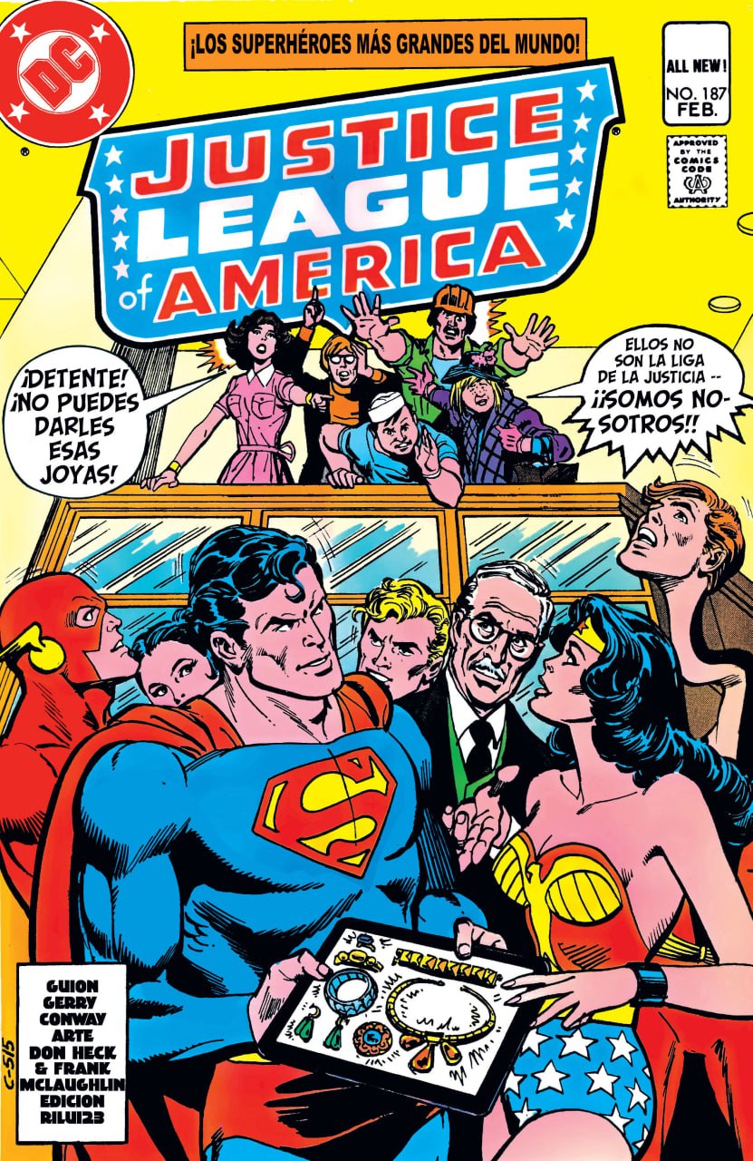 Portada ampliada de Justice League of America