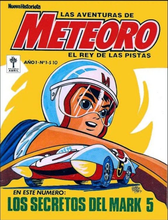 Portada ampliada de LAS AVENTURAS DE METEORO EL REY DE LAS PISTAS