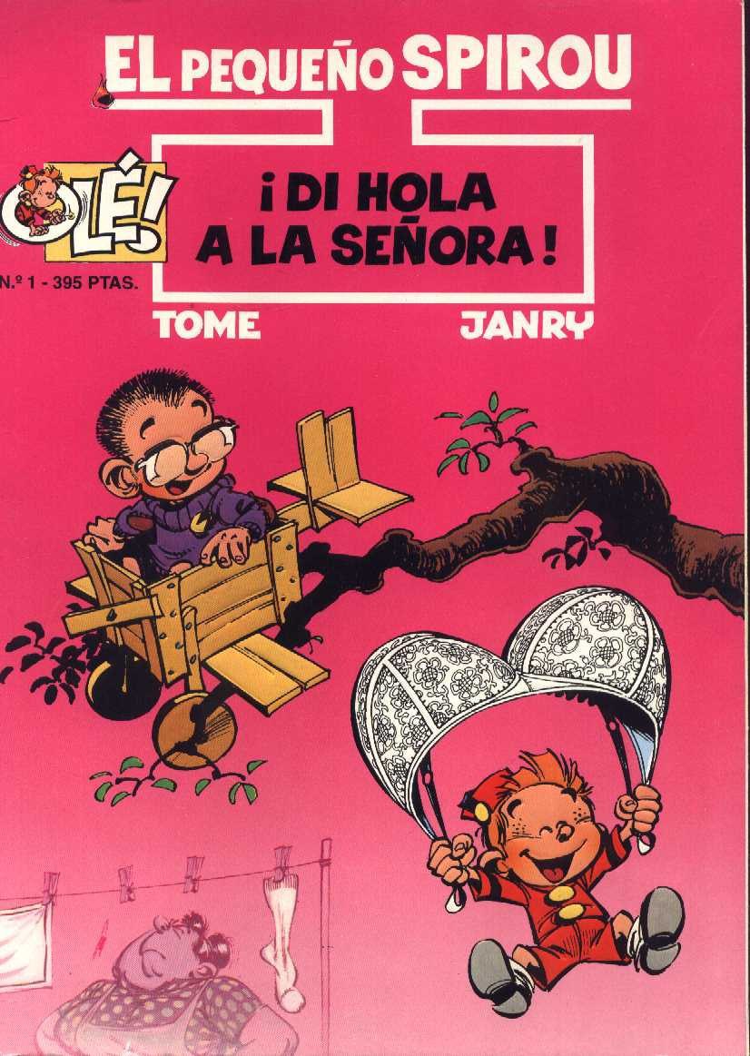 Portada ampliada de EL PEQUEÑO SPIROU