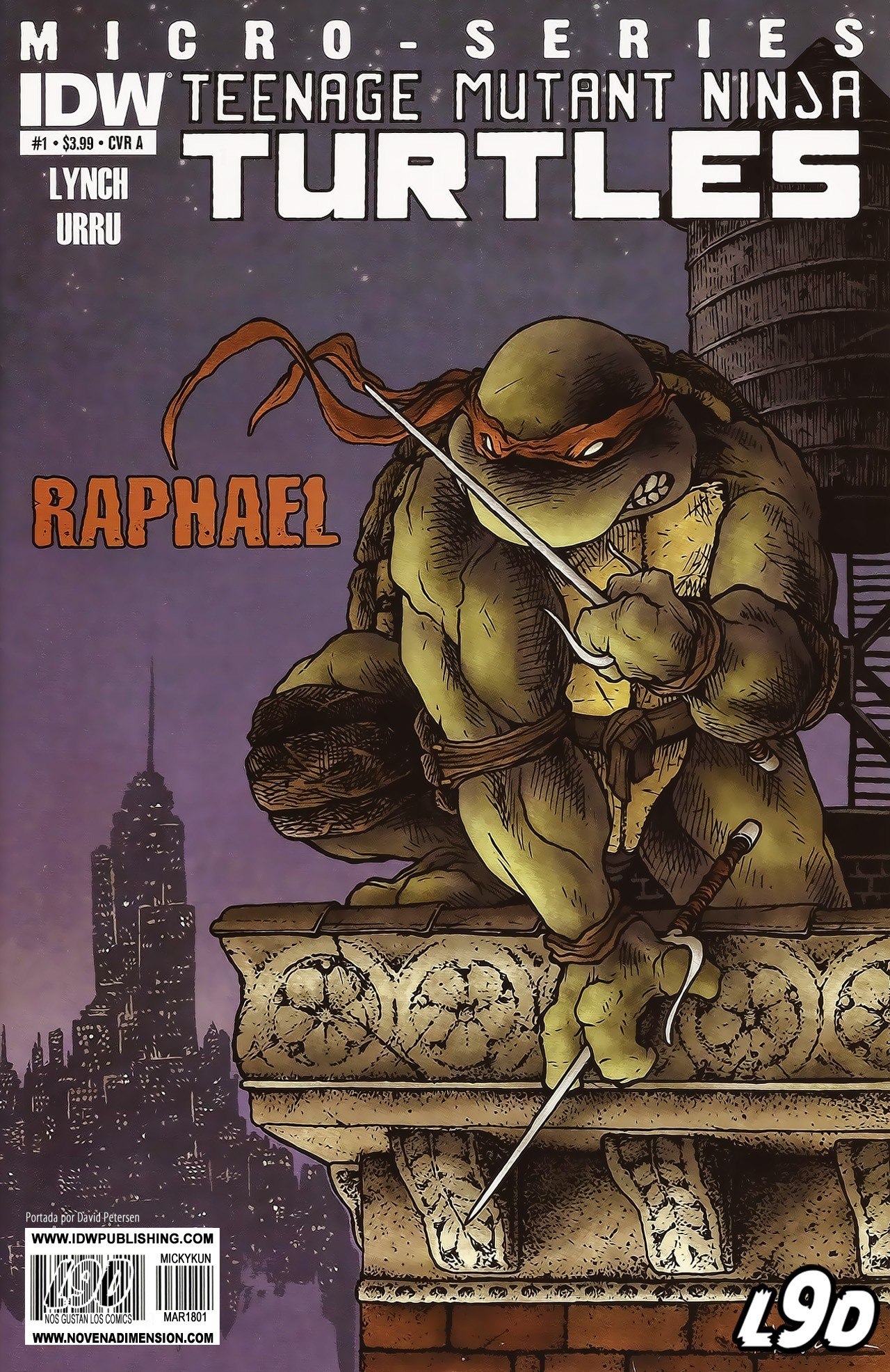 Portada ampliada de TEENAGE MUTANT NINJA TURTLES