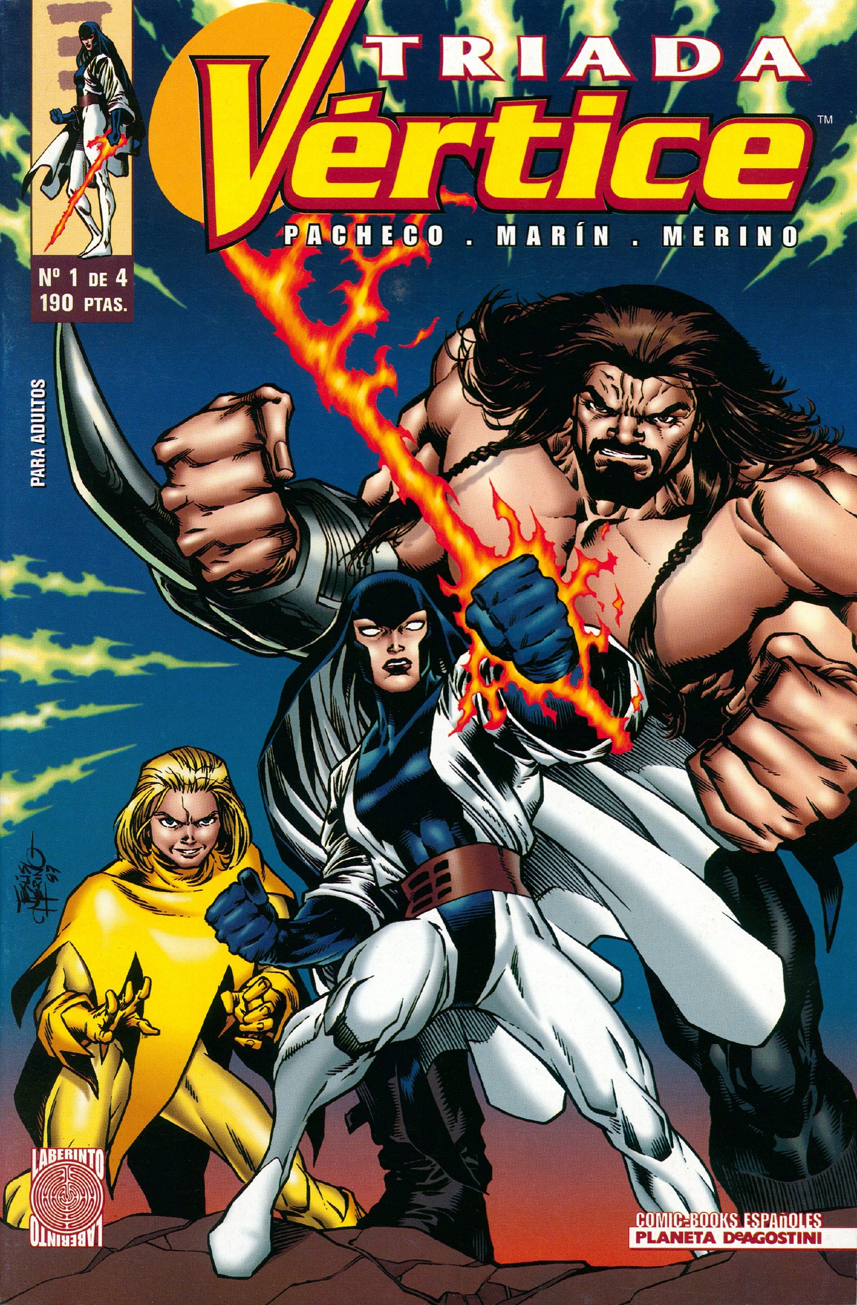 Portada ampliada de Triada Vertice