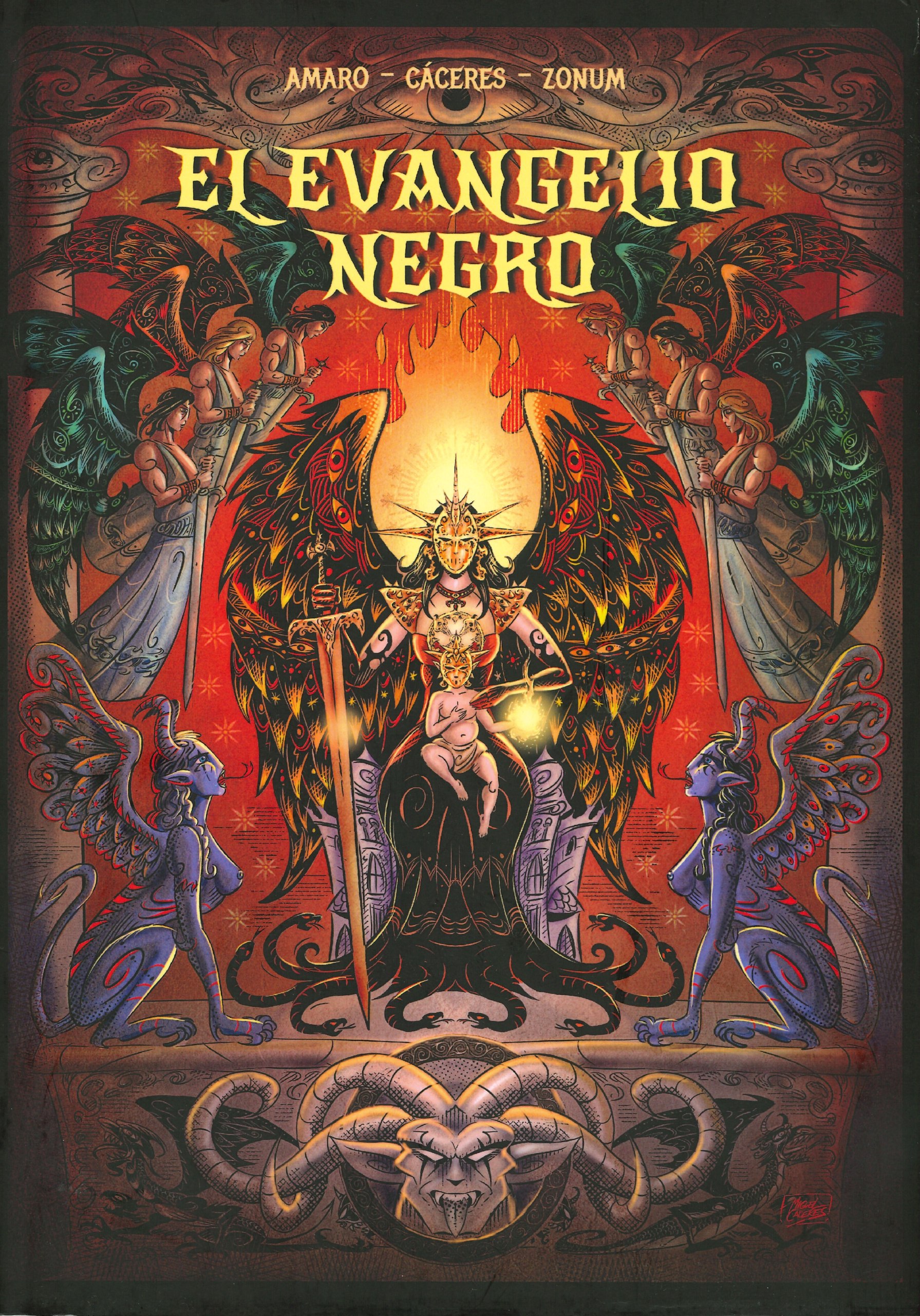Portada ampliada de EL EVANGELIO NEGRO