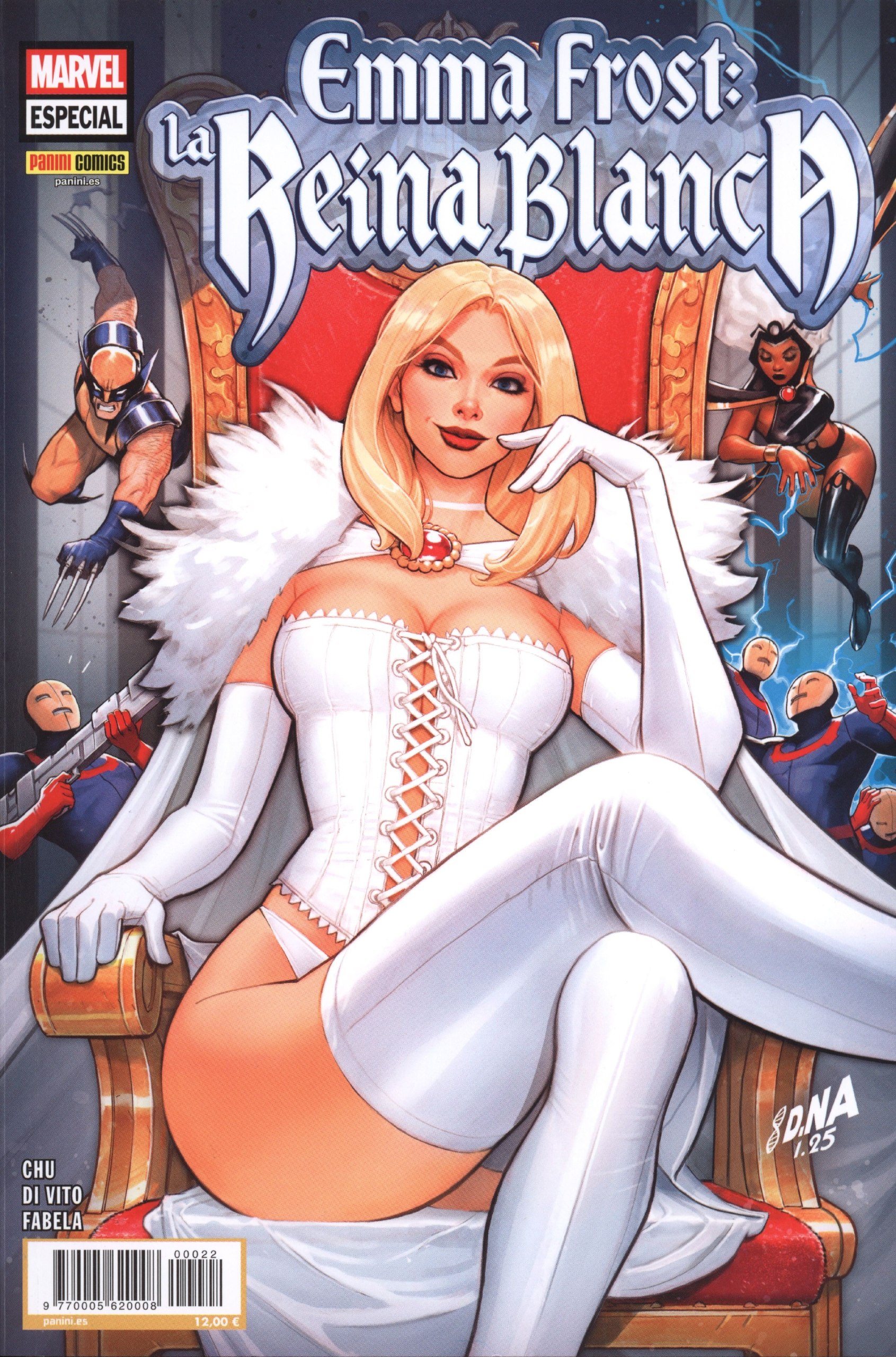 Portada ampliada de Emma Frost: La Reina Blanca