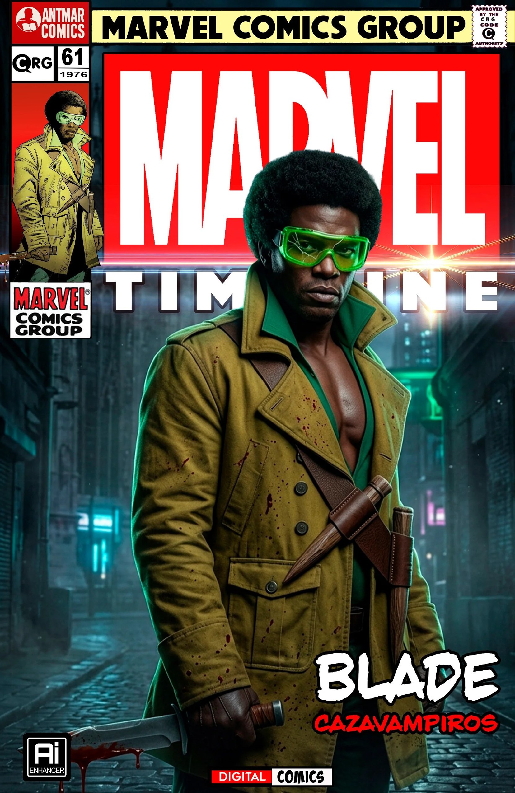 Portada ampliada de MARVEL TIMELINE