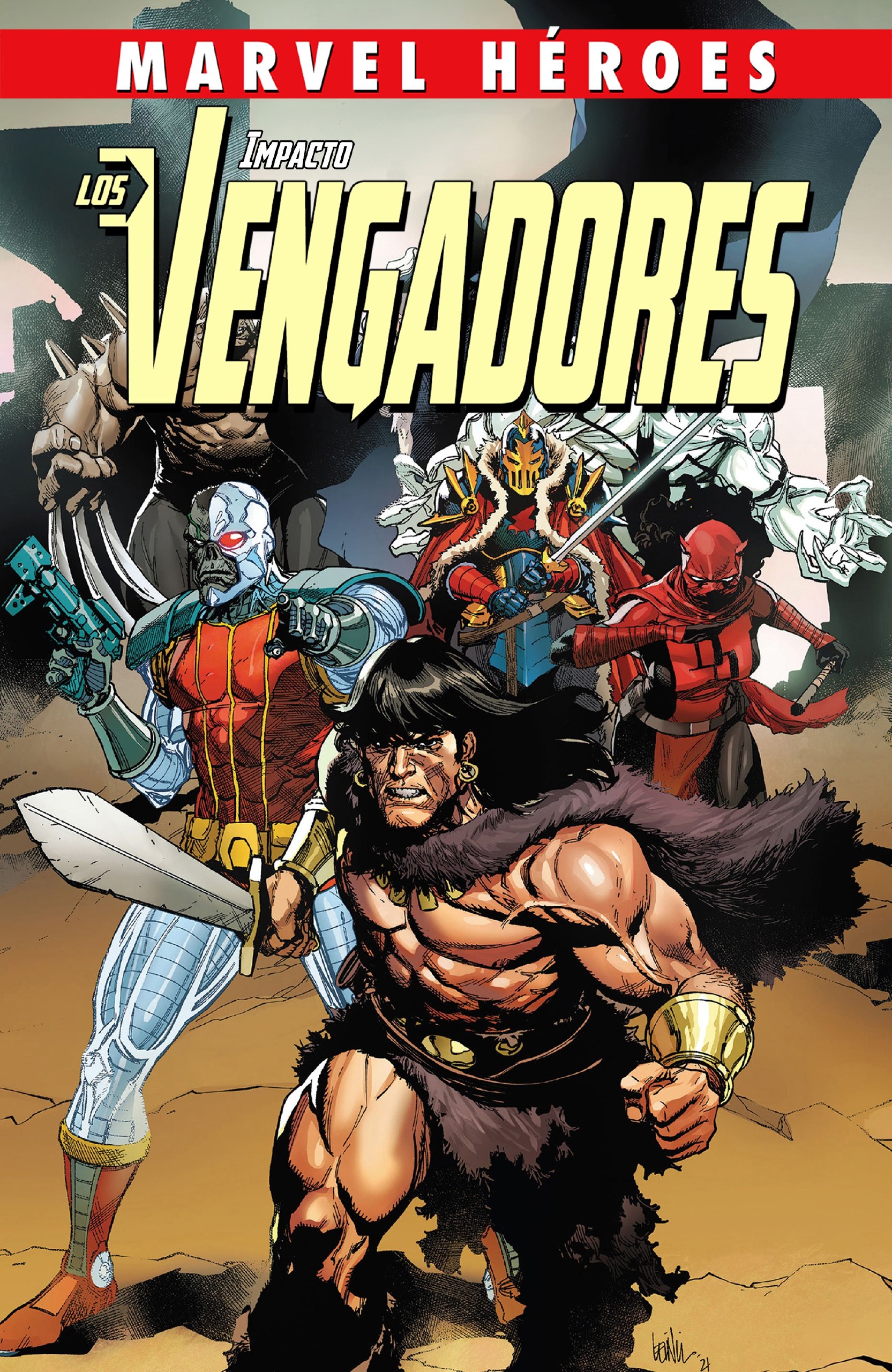 Portada ampliada de Los Vengadores