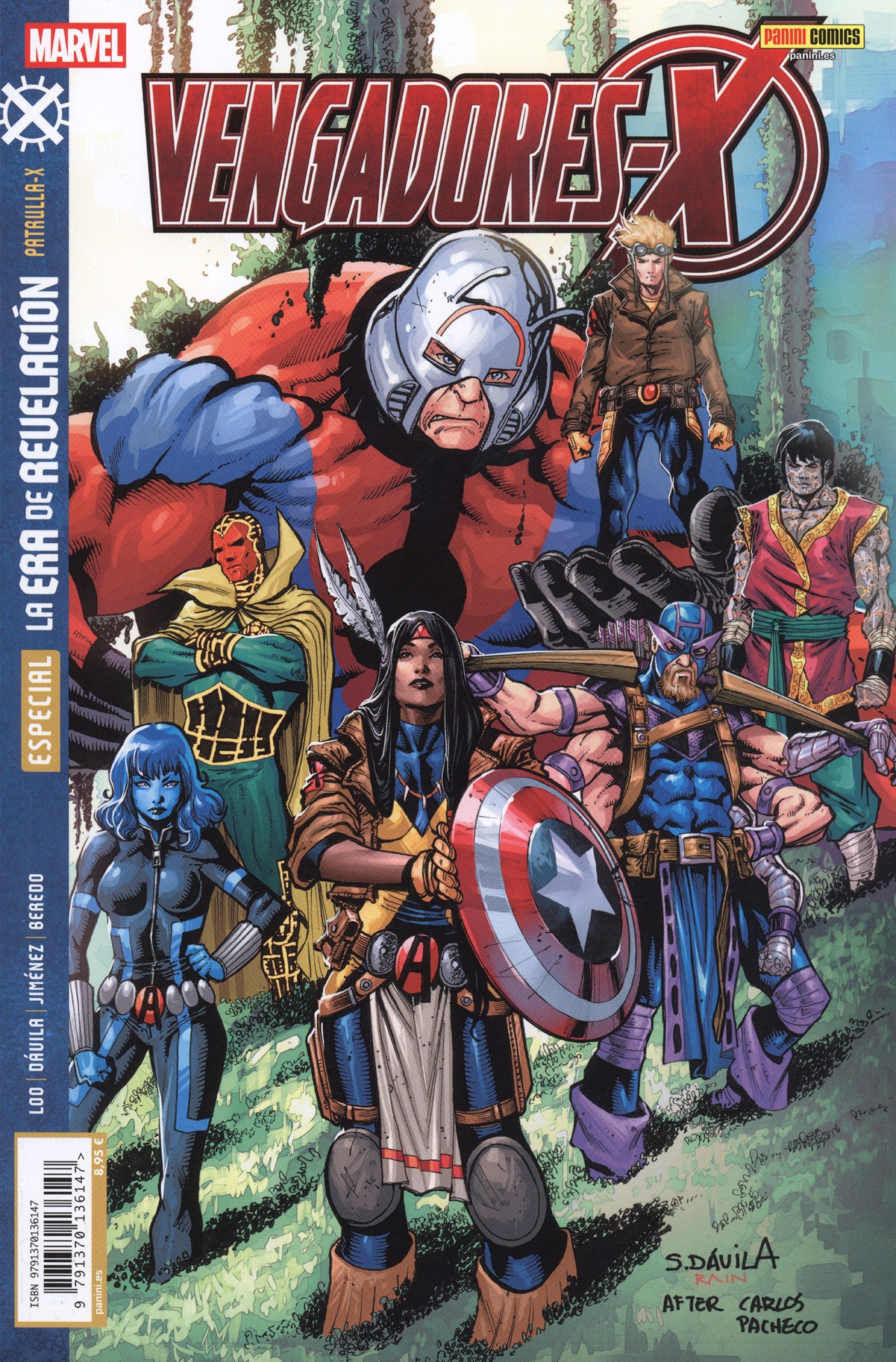 Portada ampliada de Vengadores-X