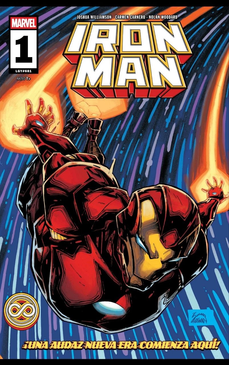 Portada ampliada de IRON MAN