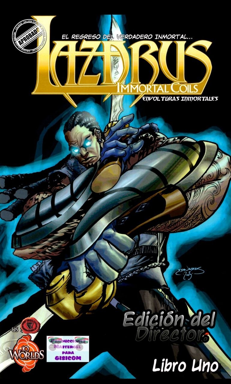 Portada ampliada de Lazbus Immortal Coils