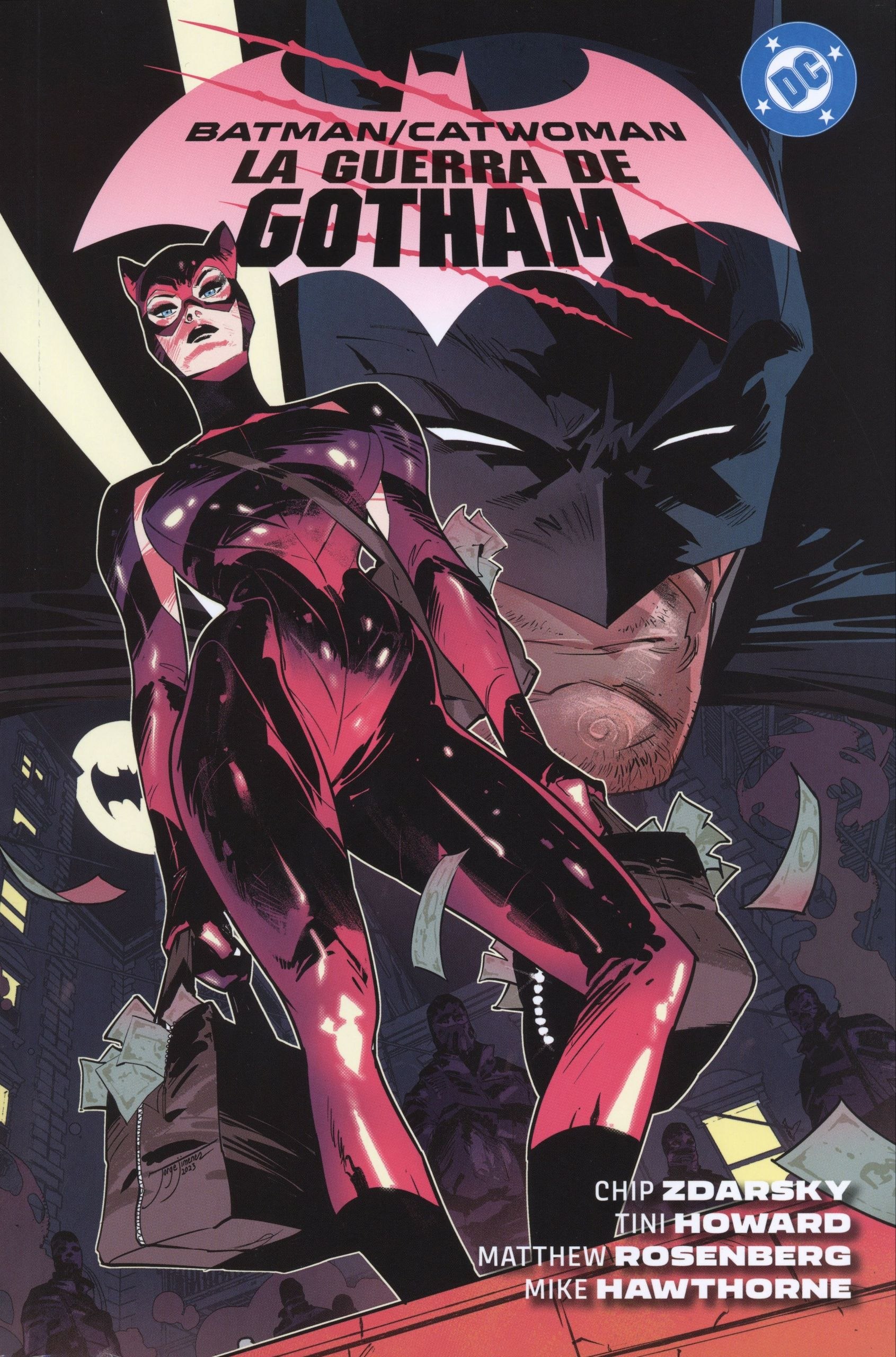 Portada ampliada de BATMAN/CATWOMAN LA GUERRA DE GOTHAM
