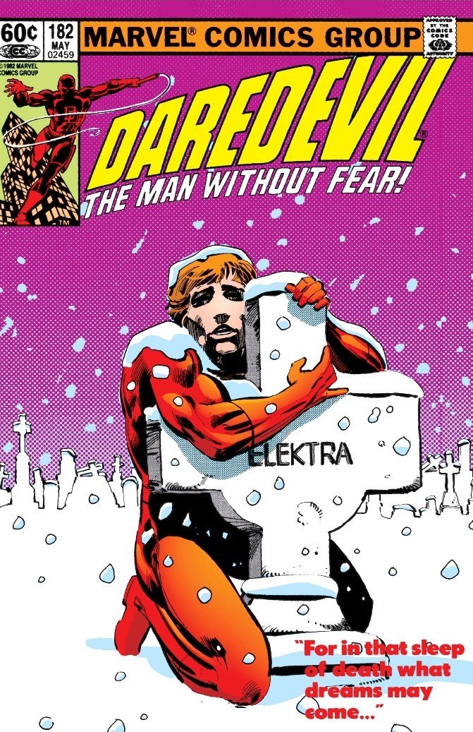 Portada ampliada de DAREDEVIL THE MAN WITHOUT FEAR!