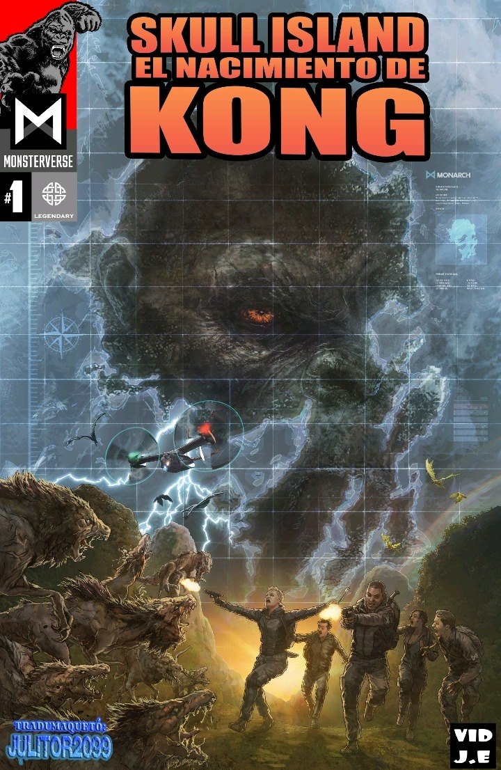 Portada ampliada de SKULL ISLAND EL NACIMIENTO DE KONG