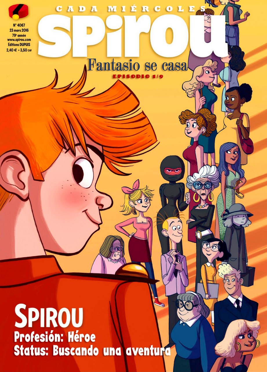 Portada ampliada de Spirou