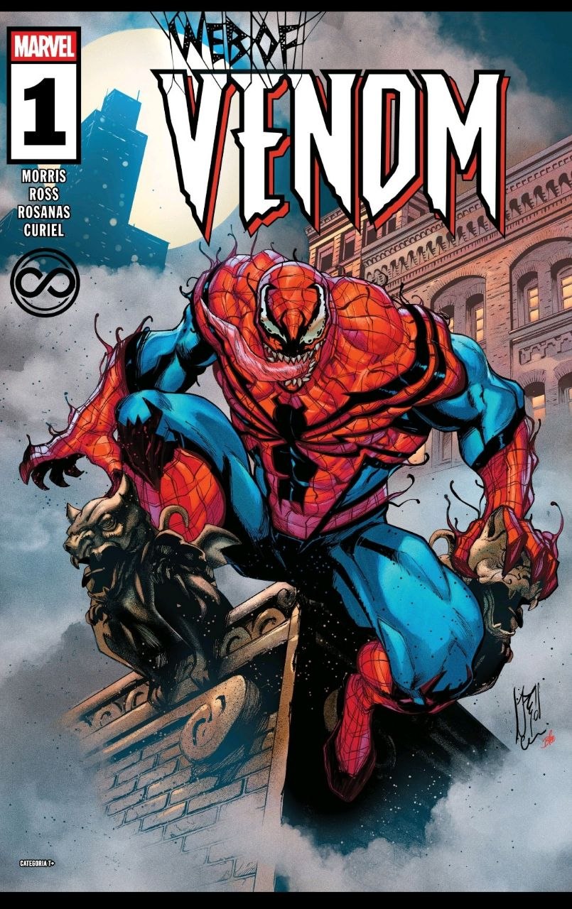 Portada ampliada de Web of Vengeance